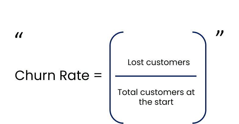 Churn rate formula